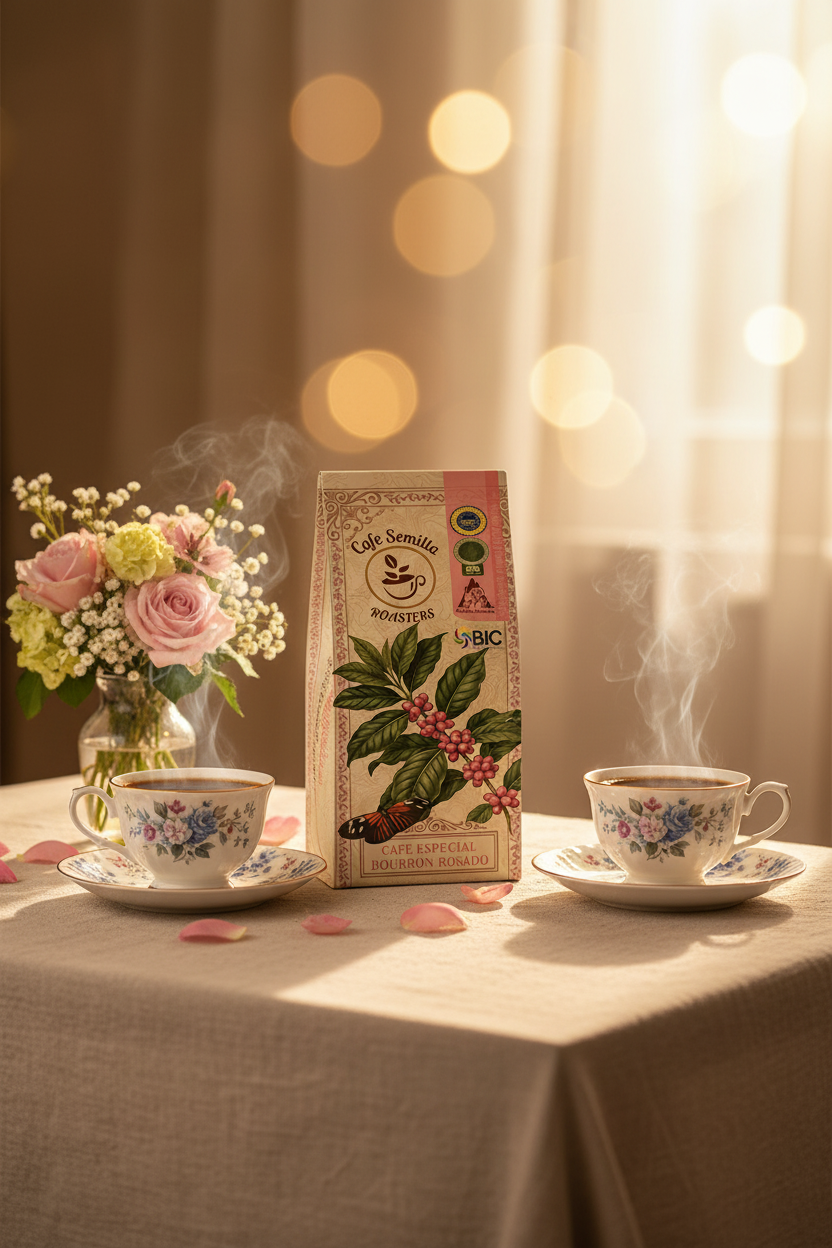 Café Bourbon Rosado — Tarde de café